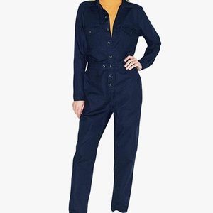 American Apparel Long sleeve twill coverall